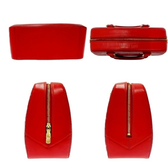 Louis Vuitton Epi Sablon Handbag Castilian Red - Picture 1 of 6